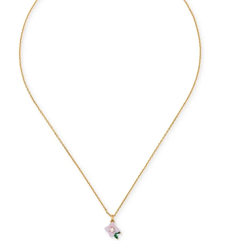 kate spade Bursting Blooms Pendant Necklace/NWT